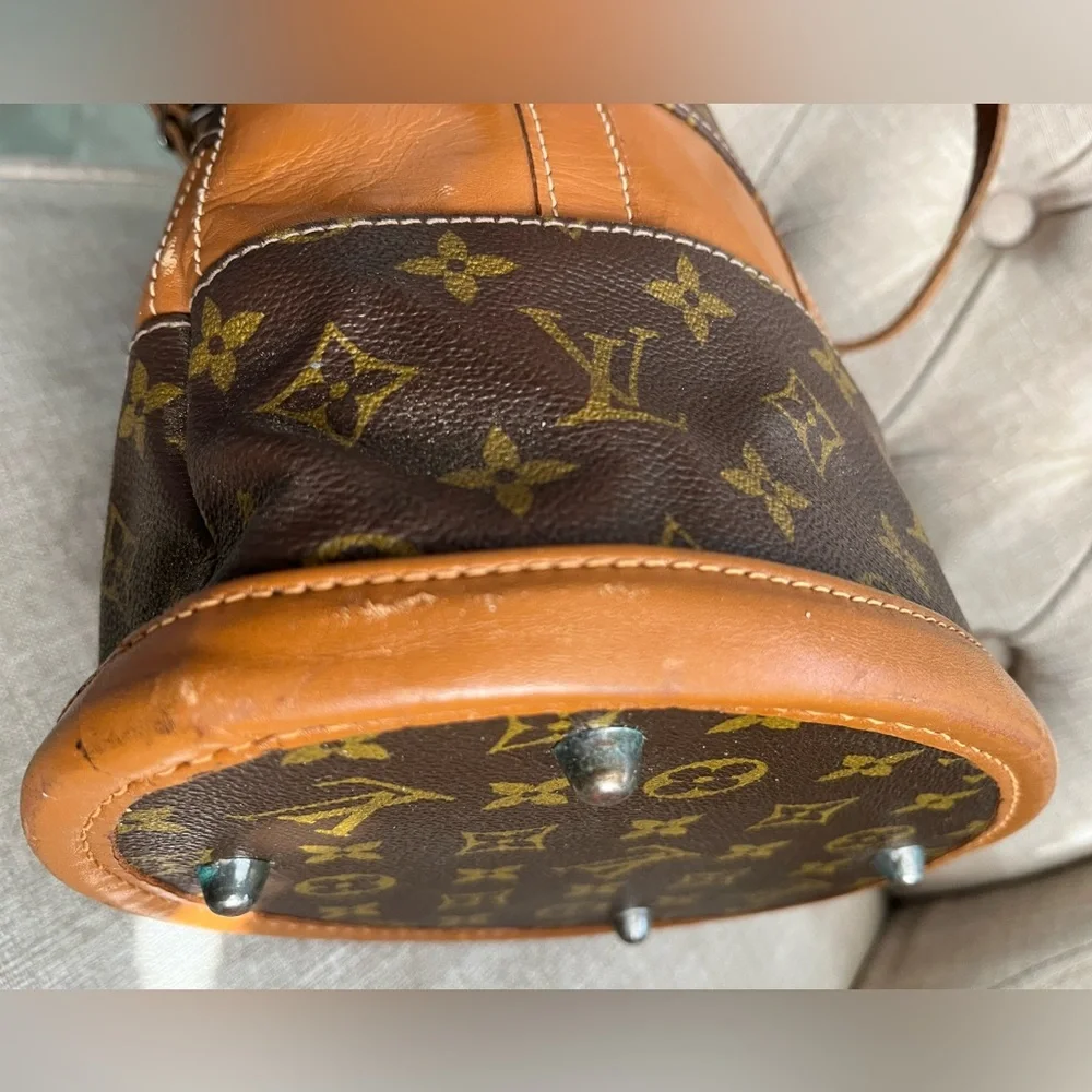 Louis Vuitton set Bucket Bag w/Coin Purse set 1970s vintage - Picture 16 of 16